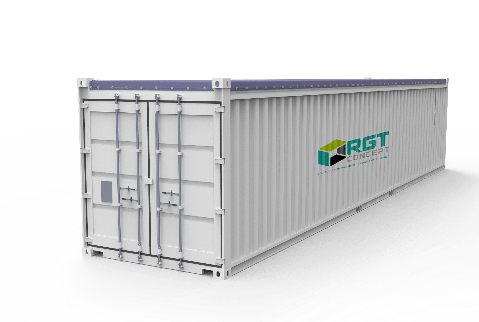 40 opentop container