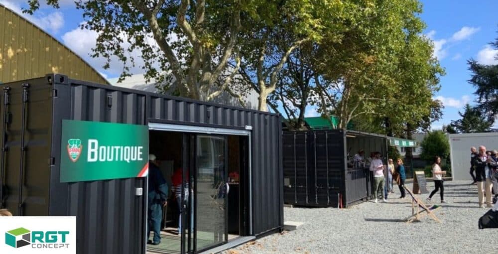 Conteneur aménagé pour festivals