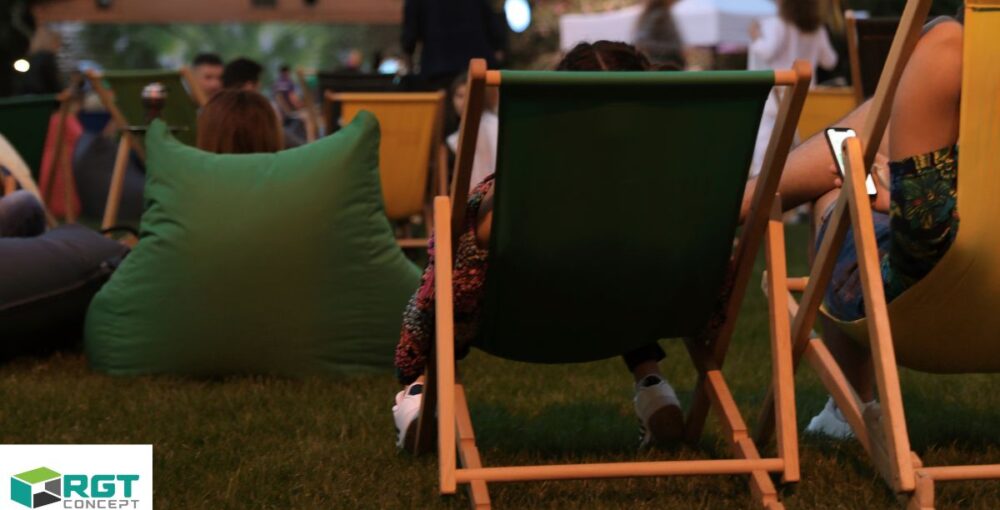 Guinguette ou bar en container